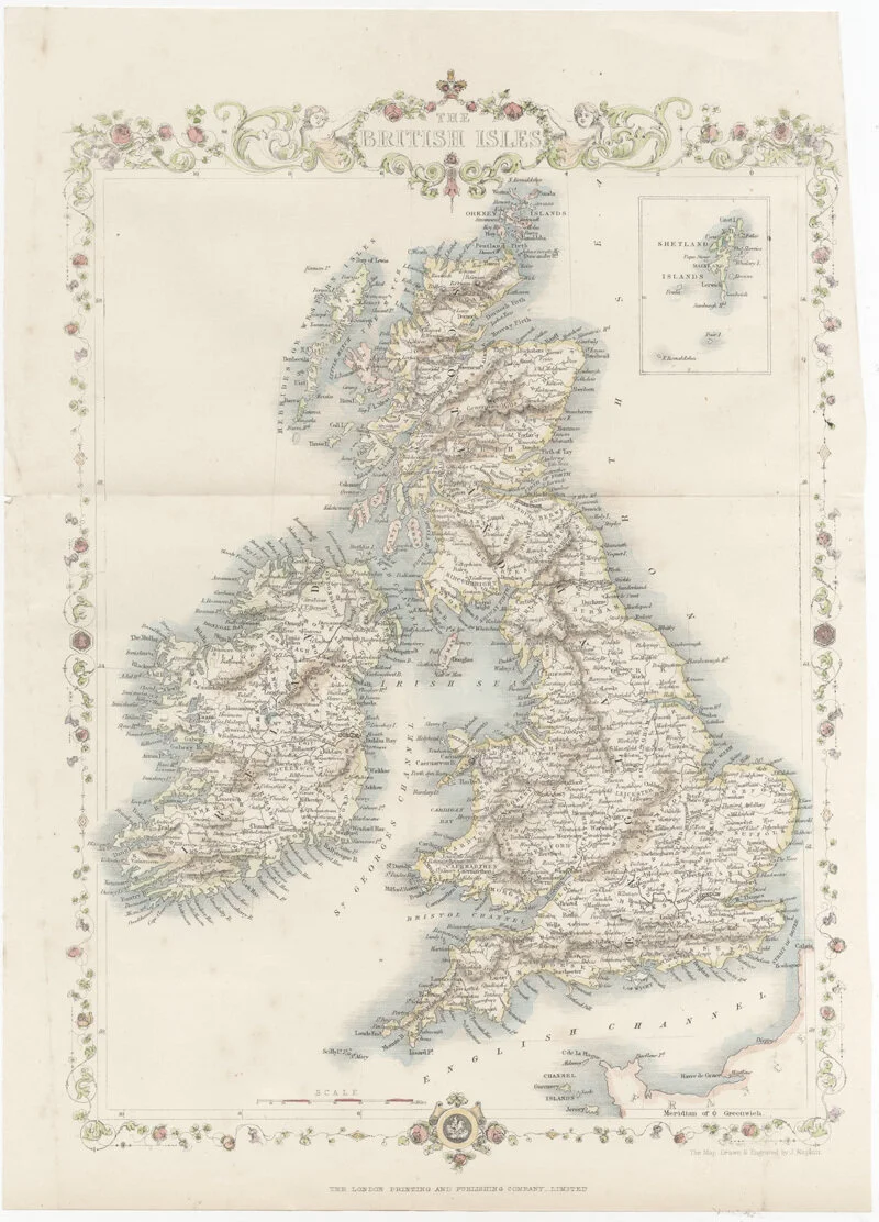 Antique Great British Map Prints & Reproductions — The Royal Mile